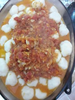 Una foto de Ñoquis Rellenos de Jamón y queso
