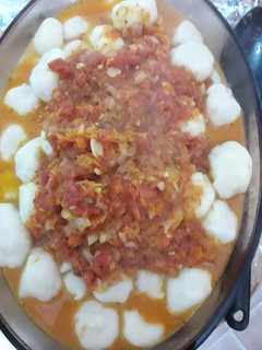 Una foto de Ñoquis Rellenos de Jamón y queso