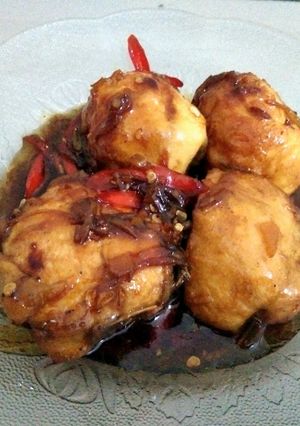 Foto resep Ayam & Telur Saus Mentega