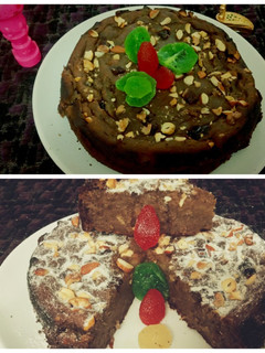 பேரிச்சை செவ்வாழைப்பழ வால் நட் கேக்(dates walnut cake recipe in tamil) செய்முறை முக்கிய புகைப்படம்