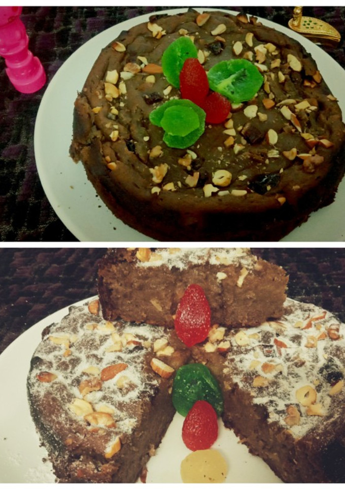 பேரிச்சை செவ்வாழைப்பழ வால் நட் கேக்(dates walnut cake recipe in tamil) செய்முறை முக்கிய புகைப்படம்