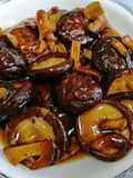 Fried Fresh Shiitake Mushrooms with Soy Sauce