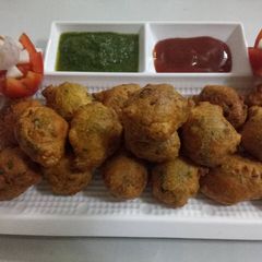 A picture of Methi ke gote (Methi na gota- Gujarati Farsan).