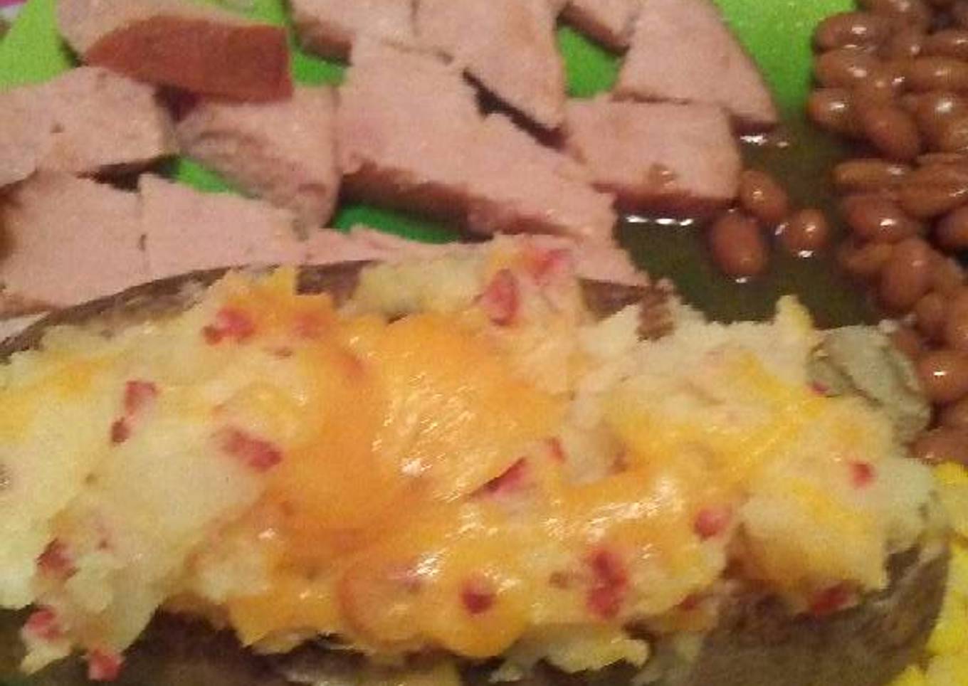 double baked potato