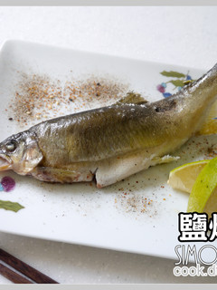 鹽烤香魚(附串魚圖解) 的食譜成品照片