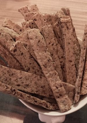 Una foto de Crackers Integrales con Avena y Semillas