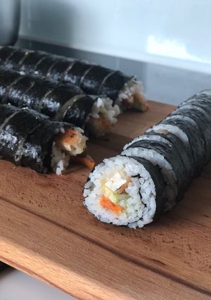 A picture of Homemade Sushi.