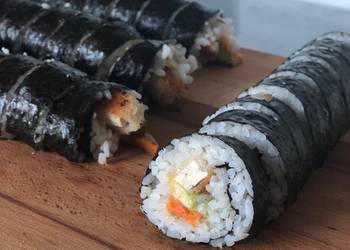 The New Way Serving Recipe Homemade Sushi Practical Delicious
