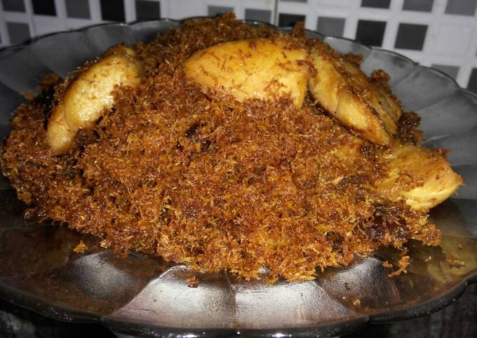 Ayam Goreng Serundeng Sederhana