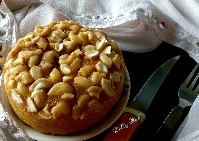 Simple Way to Make Ultimate Pineapple,cashew bread steam cake