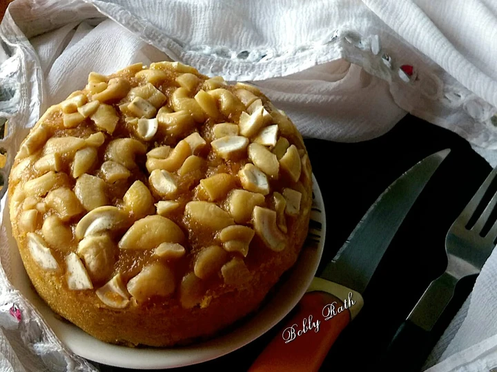 Recipe Pineapple,cashew bread steam cake which Delicious