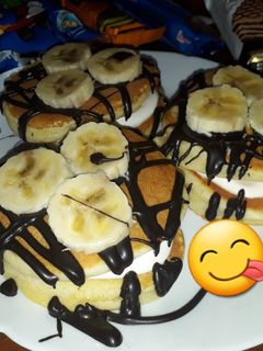 عکسی از دستور پنکیک بابافت فوق العاده و متفاوت😋😋😋