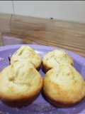 Muffins de limón con sobrante de leche de avena y coco