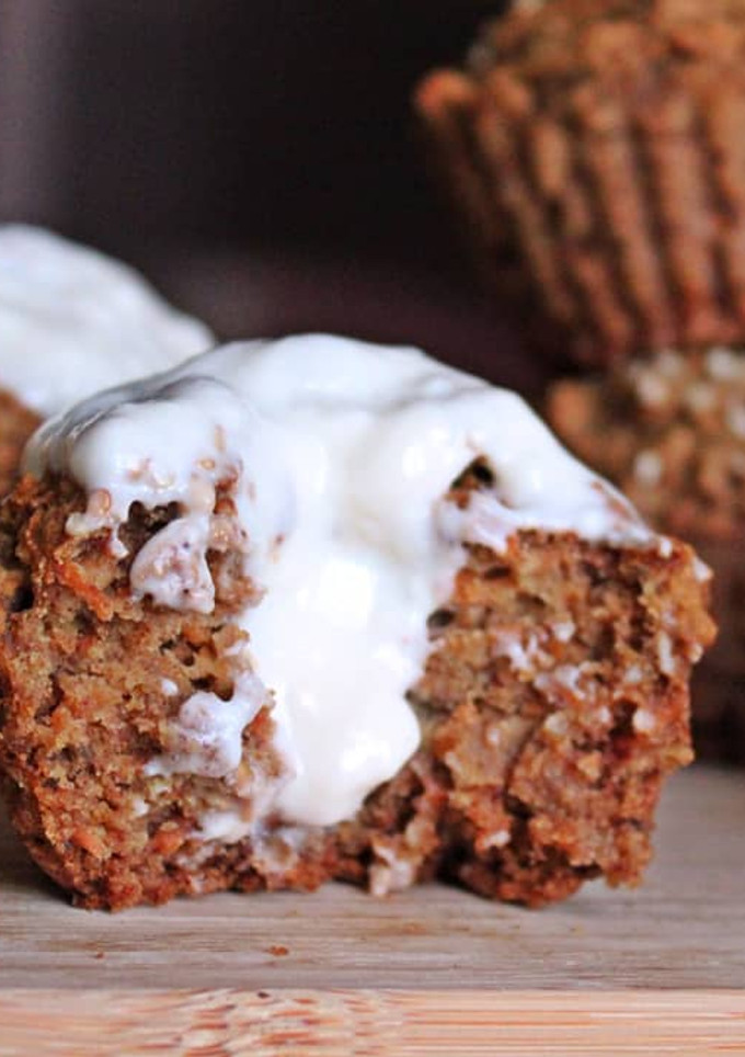 Una foto de Muffin de zanahoria