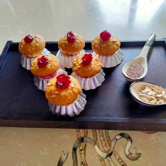 A picture of Chia seeds & pineapple flavour Muffins.