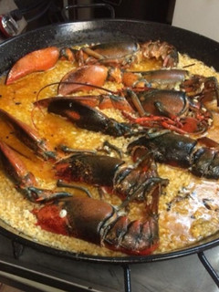 Una foto de Arroz caldoso de bogavante