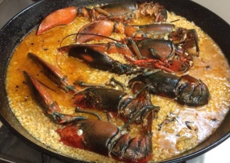 Arroz caldoso de bogavante