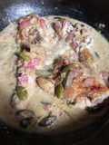 Pollo al oliva en wok