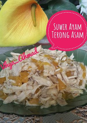 Foto resep Suwir Ayam Terong Asam