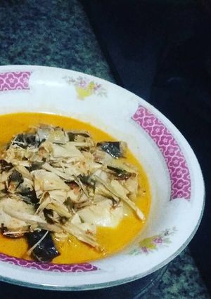 Foto resep Jantung Pisang masak santan