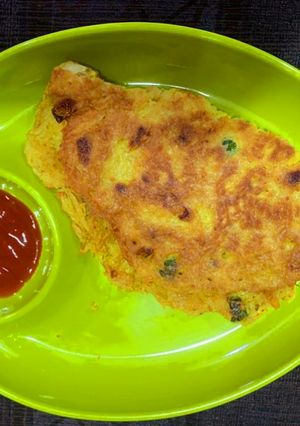 A picture of Potato pan cake.