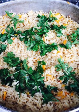 A picture of Ginger rice.