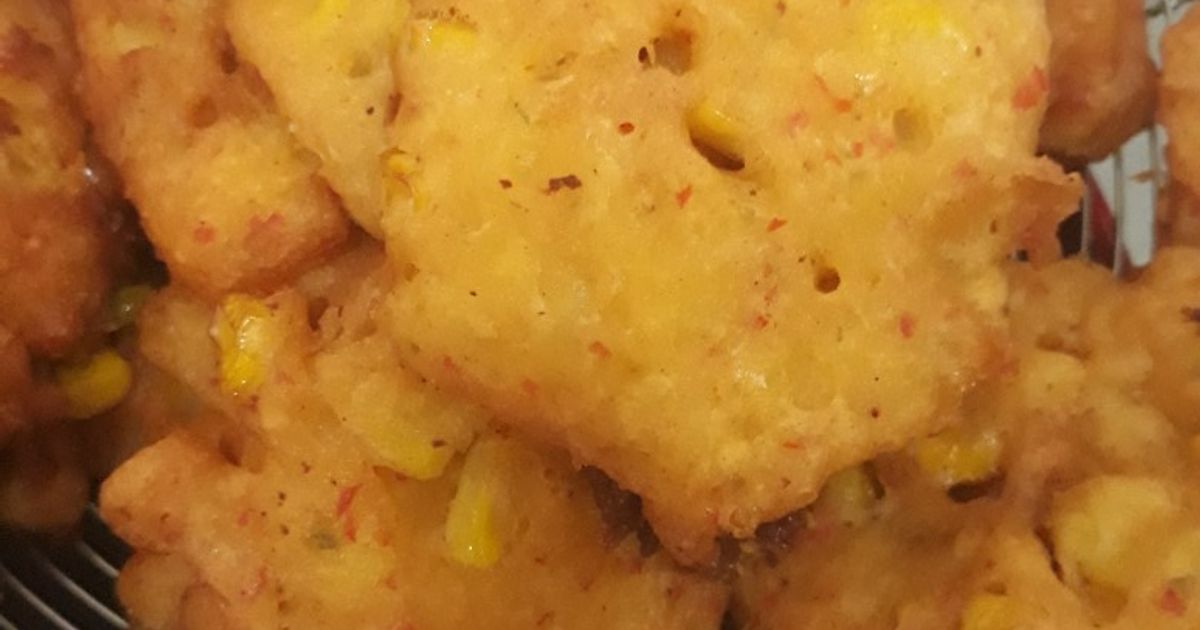 Perkedel jagung lembut no MSG n Micin (menu buka puasa)