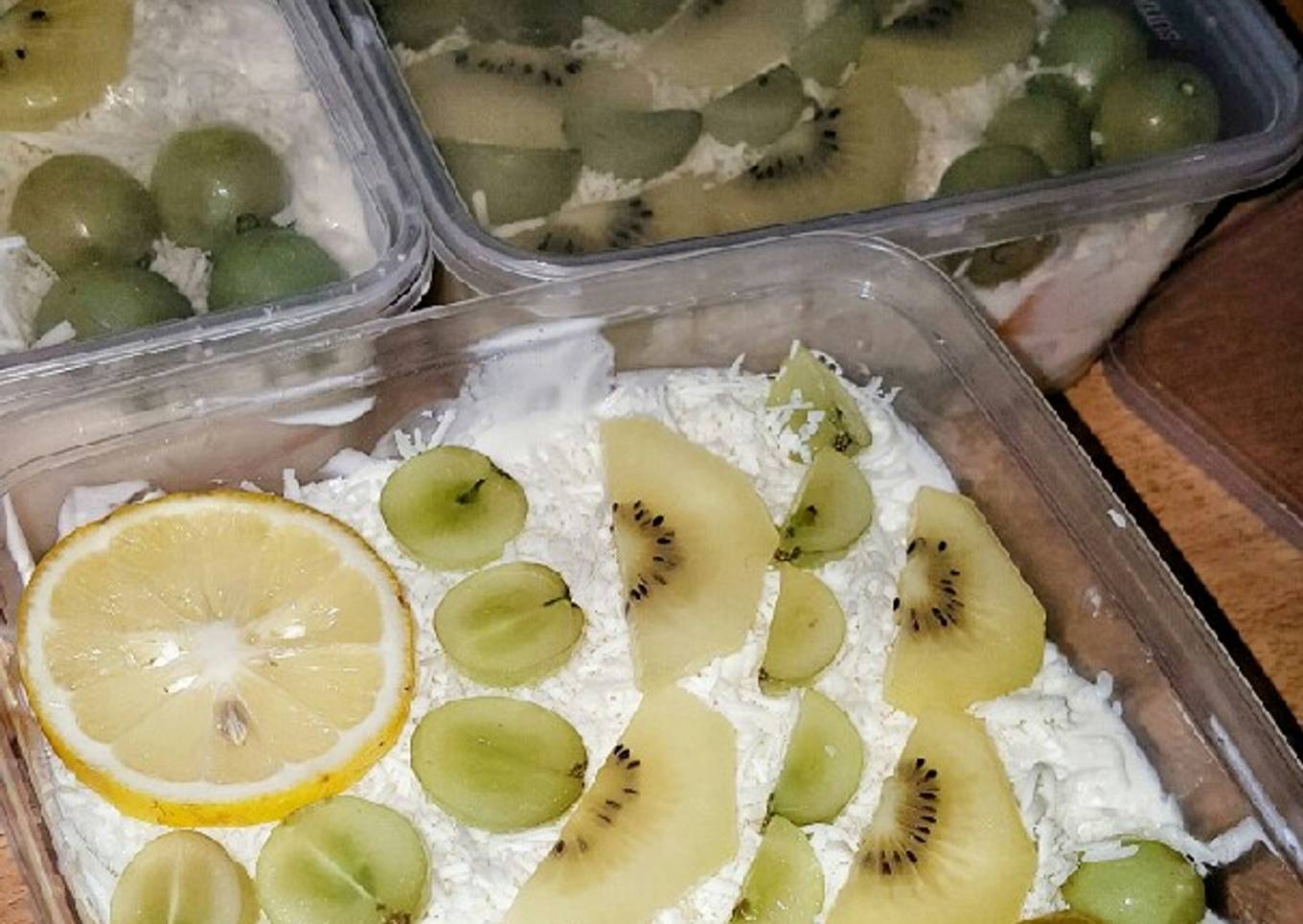 Salad buah premium (tanpa mayones)