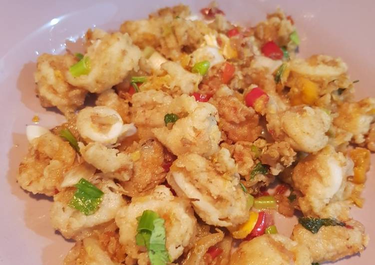 Cumi telor asin tanpa telor asin 👅💦