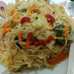 A picture of Vermicelli upma.