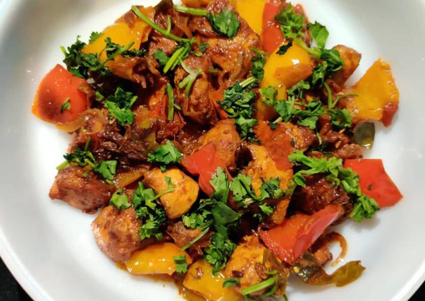 Chicken with Bell Peppers