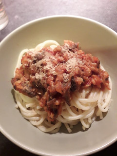 Milánói-bolognai spagetti (vegán) recept fotója