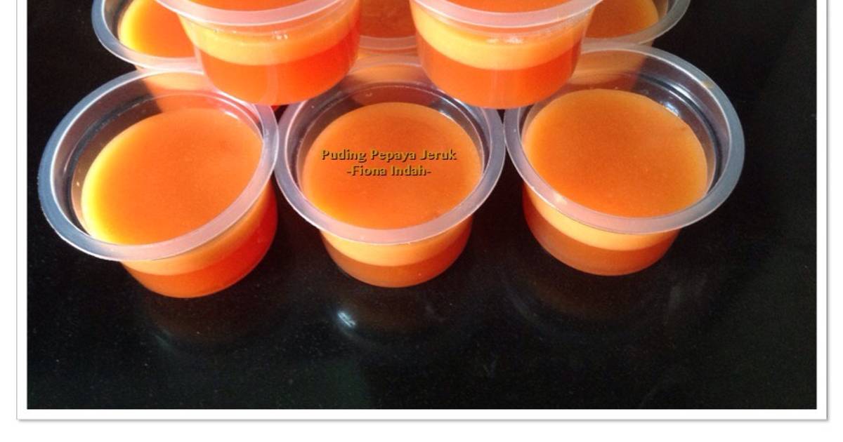 Resep Puding Buah Jeruk Enak Dan Mudah Cookpad