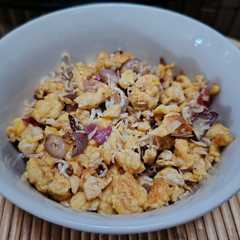 Teri Nasi mixed Telor orak arik রেসিপির প্রধান ছবি