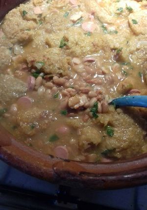 A picture of Frijoles Charros.