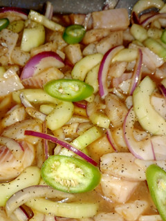 Una foto de Callos de pescado en en salsa de ostión