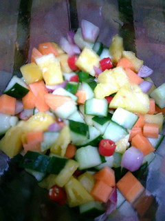 Foto resep Acar Mantah (Timun Wortel Nanas)