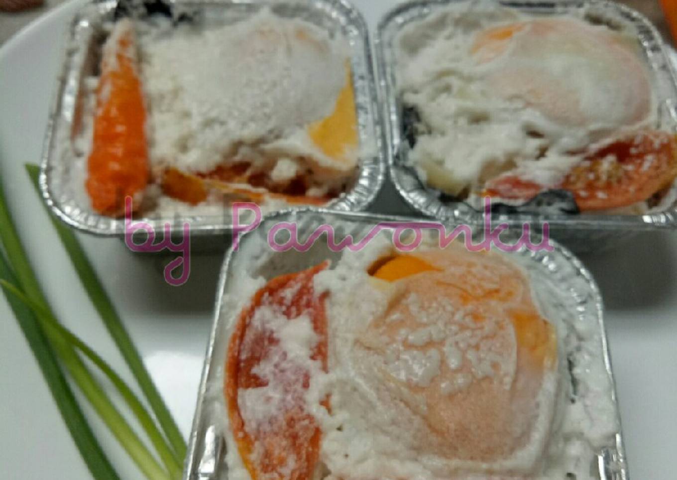 Botok telur asin