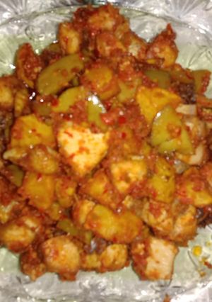 Foto resep Sambal ayam jengkol kentang