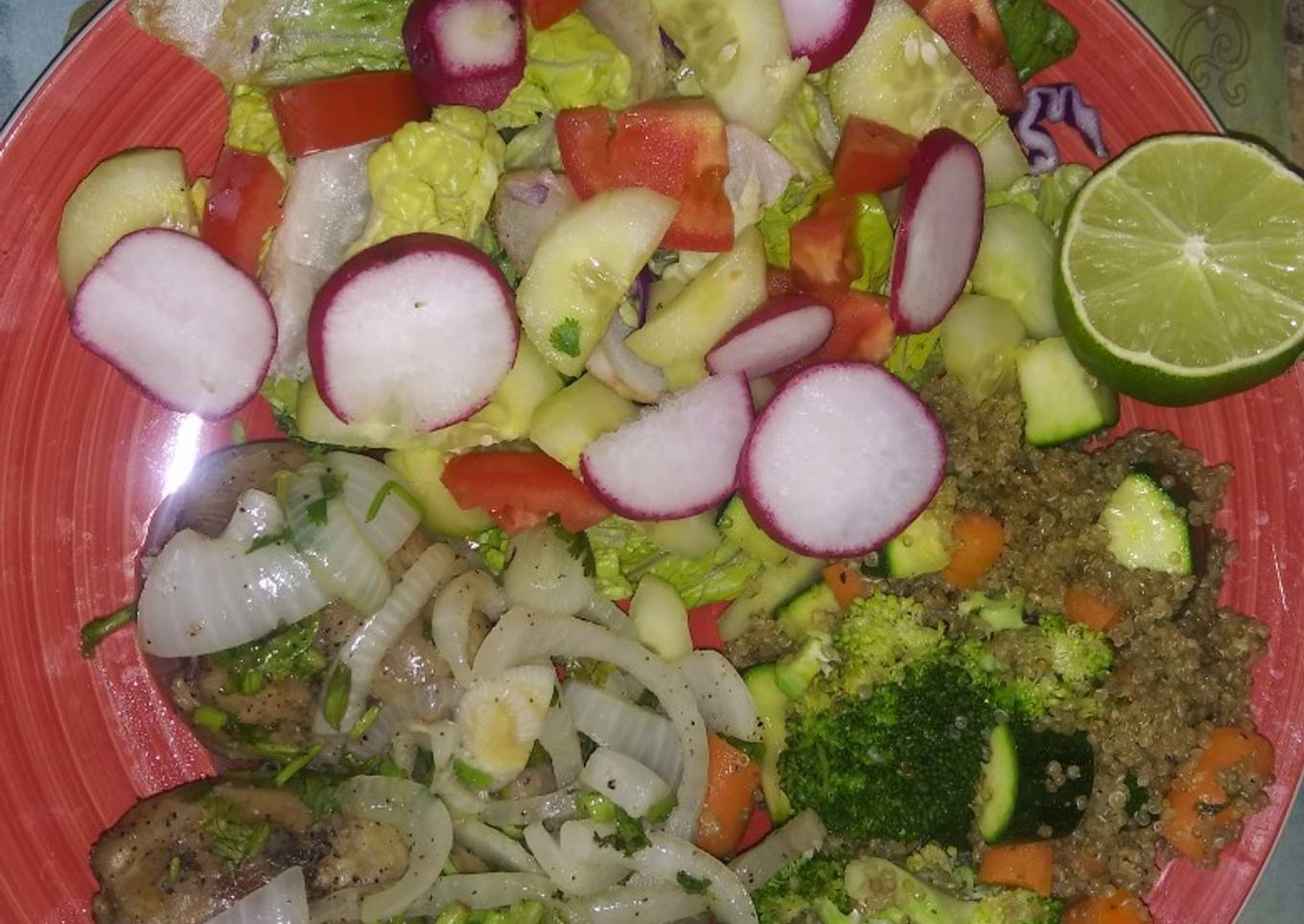 Quinoa con vegetales