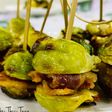 Finger Food 8👌: Bắp cải Brussels tí hon - xiên bacon- Rau củ nướng