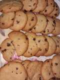 Butter Cookies with Chocolate and Almonds