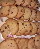 Butter Cookies with Chocolate and Almonds
