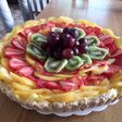 Tarta frutal de harina de almendras