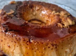 Una foto de Flan casero