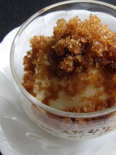 A picture of Espresso Granita & Vanilla Ice Cream.
