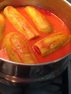 Una foto de Calabacines árabes rellenos
