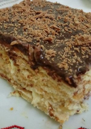 صورة لوصفة كيكة الاكلير الباردة