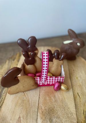 Une photo de Sablés de Pâques en chocolat