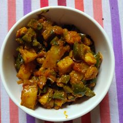 A picture of Capsicum prawns.